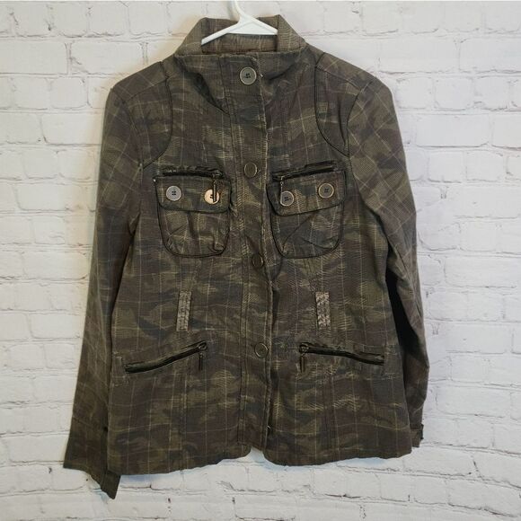 Women's BKE button-up/zip-up jacket, size Large - Picture 1 of 3